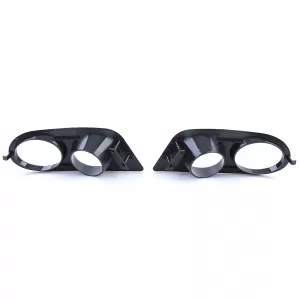 Fog light covers bumper black gloss suitable for 3 Series BMW E46
