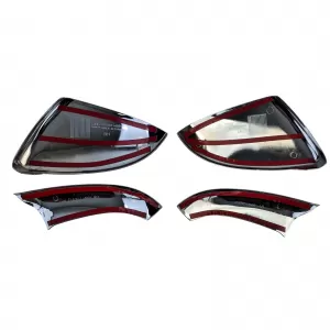 Mirror caps alu-look matte mirror covers 4-piece set for VW Golf 7 2012-2021
