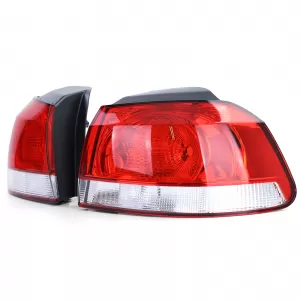 Tail lights outer parts pair left right for VW Golf 6 sedan 5K1 AJ5 08-12