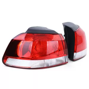 Tail lights outer parts pair left right for VW Golf 6 sedan 5K1 AJ5 08-12