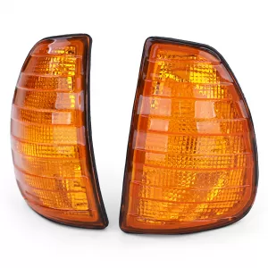 Indicator orange right left pair for Mercedes 123 W123 C123 S123 76-84