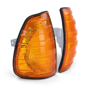 Indicator orange right left pair for Mercedes 123 W123 C123 S123 76-84