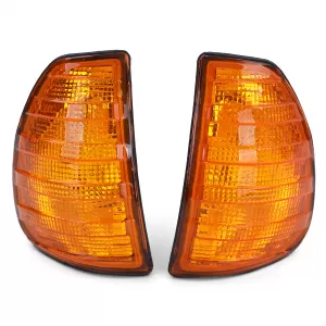 Indicator orange right left pair for Mercedes 123 W123 C123 S123 76-84