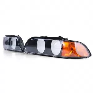 Headlight lenses diffuser pair right left suitable for BMW 5 Series E39 95-04-image-6194908