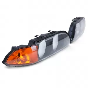 Headlight lenses diffuser pair right left suitable for BMW 5 Series E39 95-04-image-6194909