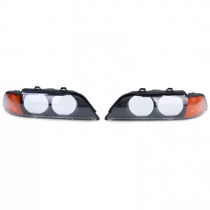 Headlight lenses diffuser pair right left suitable for BMW 5 Series E39 95-04-image-6194910
