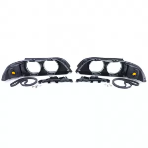 Headlight lenses diffuser pair right left suitable for BMW 5 Series E39 95-04-image-6194911