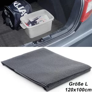 Anti-slip mat trunk mat cargo area protection universal L 120x100cm black