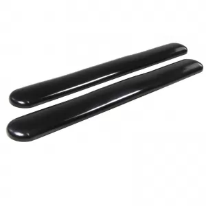 Universal car protection strips 2 pieces – flexible bumper guard – black