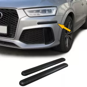 Bumper protection strip flexible self-adhesive universal 306x35mm carbon