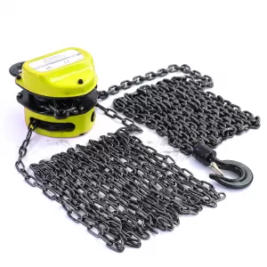 RAMROXX Professional Workshop Chain Hoist Pulley 4M up to 1T 1000kg Yellow