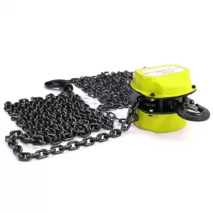 RAMROXX Professional Workshop Chain Hoist Pulley 4M up to 1T 1000kg Yellow