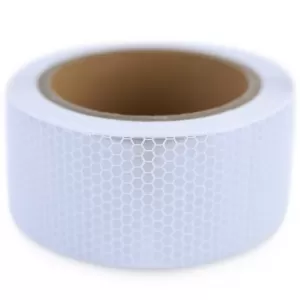 Signal tape marking tape barrier tape self-adhesive reflective white 60m