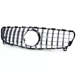 Sport grille black gloss chrome suitable for Mercedes W176 Facelift 15-18
