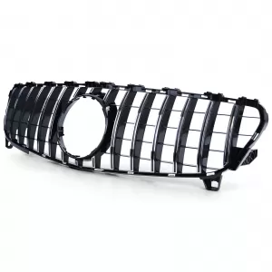 Sport grille black gloss chrome suitable for Mercedes W176 Facelift 15-18