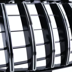 Sport grille black gloss chrome suitable for Mercedes W176 Facelift 15-18