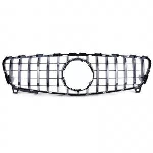 Sport grille black gloss chrome suitable for Mercedes W176 Facelift 15-18