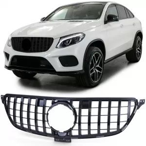 Sport radiator grille front grille black gloss for Mercedes GLE Coupe C292 from 15
