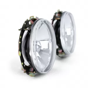 Clear glass headlight H4 chrome for VW Beetle + Convertible from 73