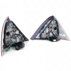 Fari posteriori LED a vetro chiaro rossi chiari adatti per Mercedes SLK R170 96-04-image-6195125