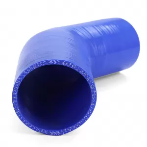 Performance silicone hose elbow reducer 45° Ø 70 to 63mm blue