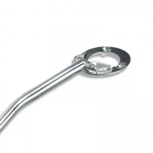 Aluminum front strut brace 3-piece polished suitable for BMW 3 Series E36 316i 318i M40 -94