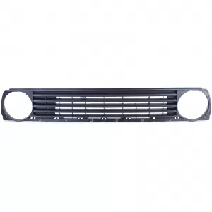 Grille without emblem black for VW Golf 2 83-91-image-6195194