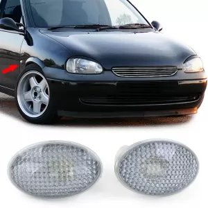 Side indicators black - pair for Opel Corsa B C Tigra A Astra F