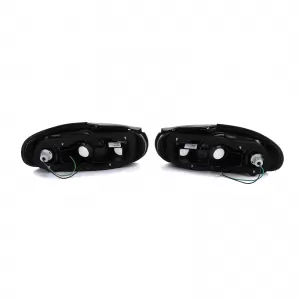 Clear Glass Tail Lights Black for Mazda MX5 NA 89-98