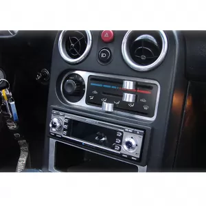 Heater fan control panel stainless steel suitable for Mazda MX5 NA 89-98