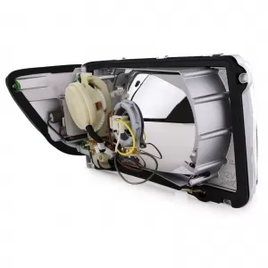 Set di fari con LWR destro + sinistro adatto per Mercedes SL R107 SLC C107-image-6195312