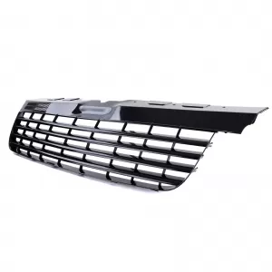 Radiator grille without emblem, gloss black, suitable for VW Bus T5 03-09 Transporter