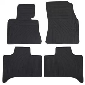 Car Rubber Floor Mats Black Premium Set suitable for BMW X5 E53 2000-2006