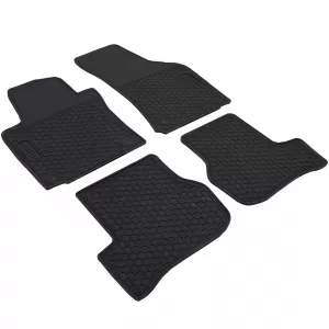 Car Rubber Floor Mats Black Premium Set for VW Golf 5 Scirocco Golf 6