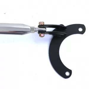 Brace de suspensie frontală din aluminiu, ajustabilă, în 3 piese, potrivită pentru Peugeot 206 + CC SW 98-08-image-6195447