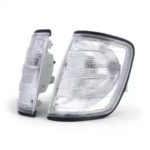 Indicator white pair for Mercedes E-Class W124 C124 S124 85-95