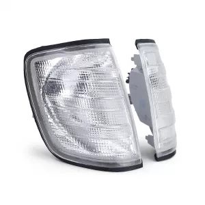 Indicator white pair for Mercedes E-Class W124 C124 S124 85-95