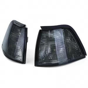 Indicator black smoke pair fits for 3 Series BMW E36 Sedan Touring Compact 90-98