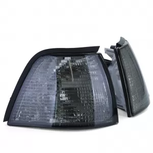 Indicator black smoke pair fits for 3 Series BMW E36 Sedan Touring Compact 90-98