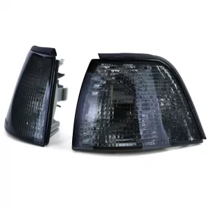 Indicator black smoke pair fits for 3 Series BMW E36 Sedan Touring Compact 90-98