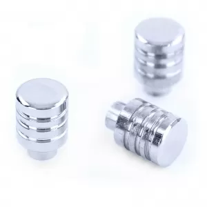 Heating Ventilation Adjustment Knobs Chrome Set of 3 suitable for Mazda MX5 NA 89-98-image-6195554
