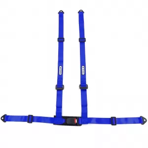 Tenzo-R Sport harness belt safety belt 4-point blue with E mark