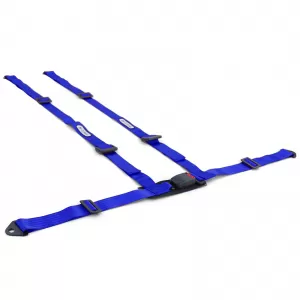 Tenzo-R Sport harness belt safety belt 4-point blue with E mark