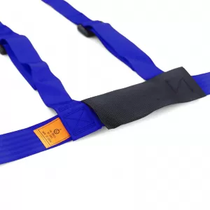 Tenzo-R Sport harness belt safety belt 4-point blue with E mark