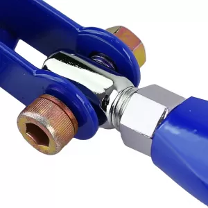 Aluminum strut bar blue front adjustable suitable for BMW 5 Series E34 520i 525i 89-96