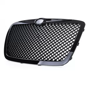 Sport grille honeycomb design gloss black for Chrysler 300C Sedan Touring 04-11