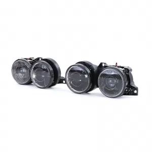 Set di fari fumo nero adatto per BMW Serie 3 E30 87-93-image-6195814