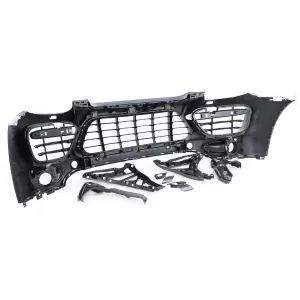 Paraurti anteriore Turbo Look adatto per Porsche Cayenne 92A pre-facelift 10-14-image-6195859