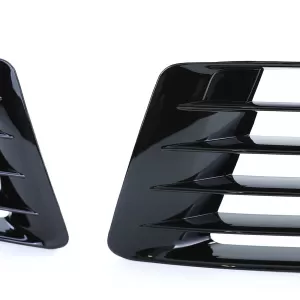 Black ventilation grille covers for R20 bumper pair for VW Golf 6 5K1 09-13