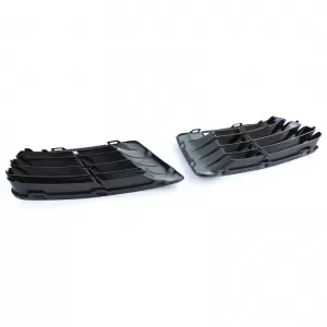 Black ventilation grille covers for R20 bumper pair for VW Golf 6 5K1 09-13